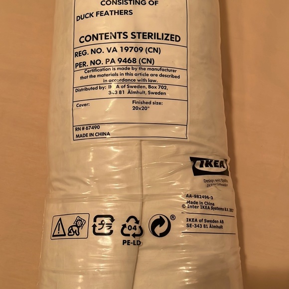 IKEA Bedding Ikea Down Pillow Poshmark
